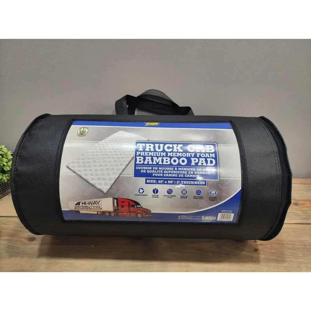 Truck Stuff PREMIUM Memory Foam Bamboo Pad 40×80 2